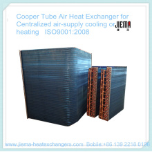 Copper Tube Air Heat Exchanger for Centralized Air Supplying Cooling or Heating